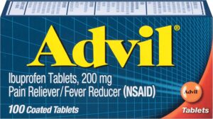 Advil Pain Reliever and Fever Reducer tablets Image Source: Amazon.com Safercures.com