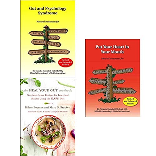 Reverse Chronic Mental Health- 3 Books Collection Set by Dr. Natasha Campbell-McBride M.D., et. al Image Source: Amazon.com SaferCures.com