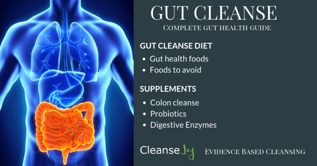 Gut Health Cleanse: Complete Guide Image Source: Cleansejoy.com SaferCures.com